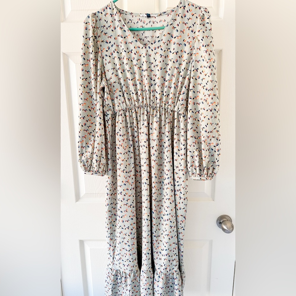 Long Sleeve Michelle McDowell Floral Dress